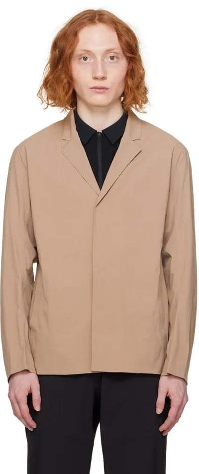 Veilance Tan Spere Lt Blazer In Soil