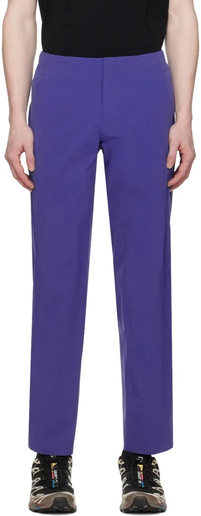 Veilance Blue Spere Lt Trousers In Tidal