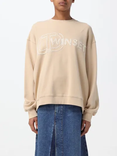 Twinset Sweatshirt  Woman Color Milk