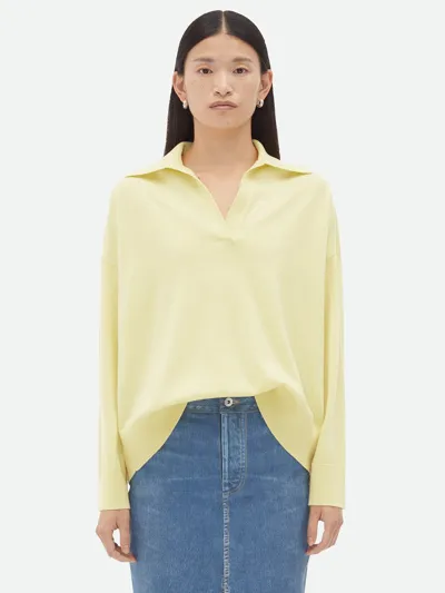 Bottega Veneta Knit Sweater In Yellow