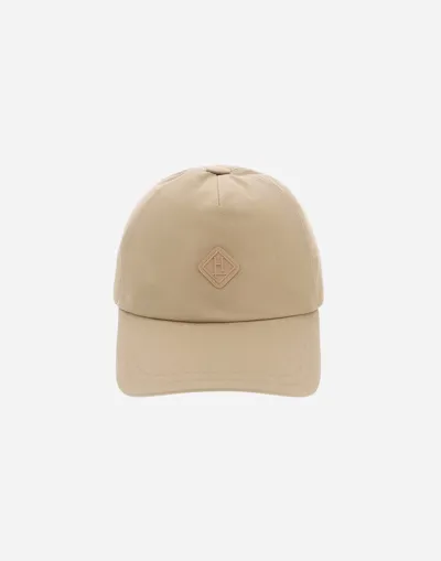 Herno Baseball Cap In Delon In Sand