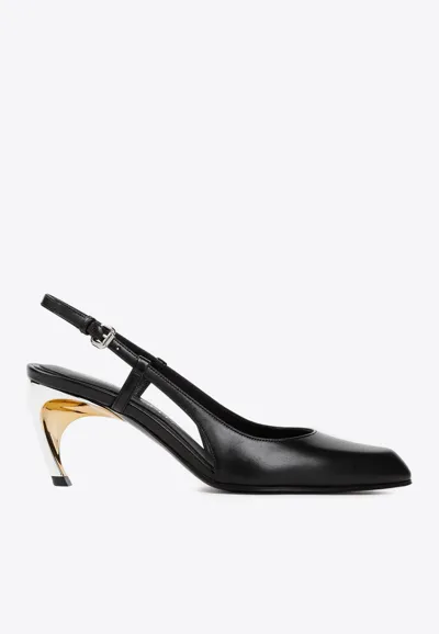 Alexander Mcqueen Pump Shoes In Black