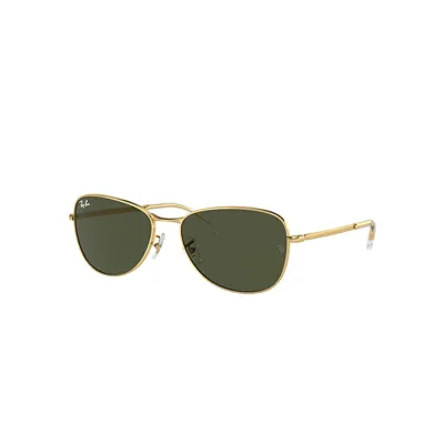 Ray Ban Rb3733 Sunglasses Gold Frame Green Lenses 59-17