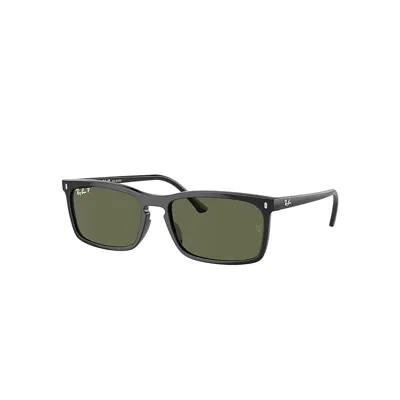 Ray Ban Rb4435 Sunglasses Black Frame Green Lenses Polarized 59-18