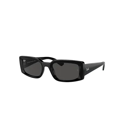 Ray Ban Kiliane Bio-based Sunglasses Black Frame Grey Lenses 54-21