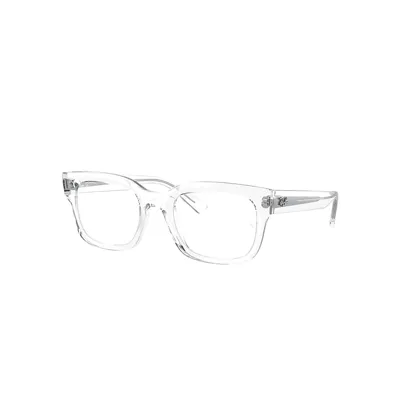 Ray Ban Chad Optics Bio-based Eyeglasses Transparent Frame Clear Lenses Polarized 52-22