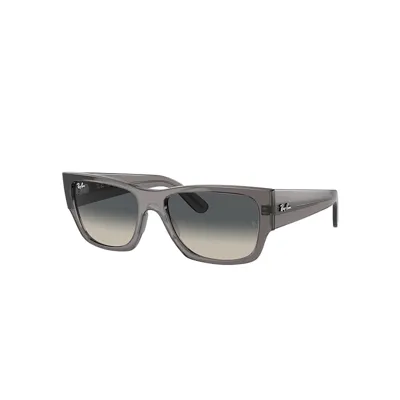 Ray Ban Carlos Sunglasses Opal Dark Grey Frame Grey Lenses 56-18