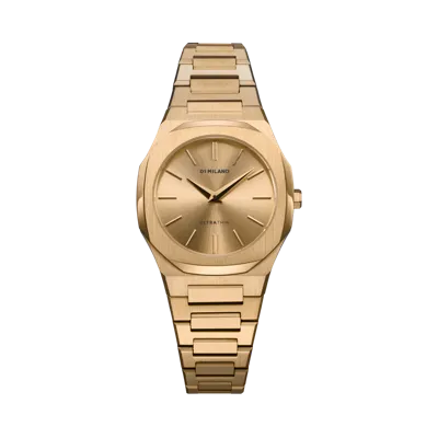 D1 Milano Watch Ultra Thin 30mm In Gold