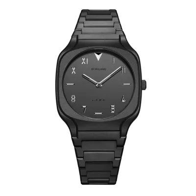 D1 Milano Watch Square Bracelet 37 Mm In Gun Metal