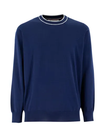 Brunello Cucinelli Sweater In Blue