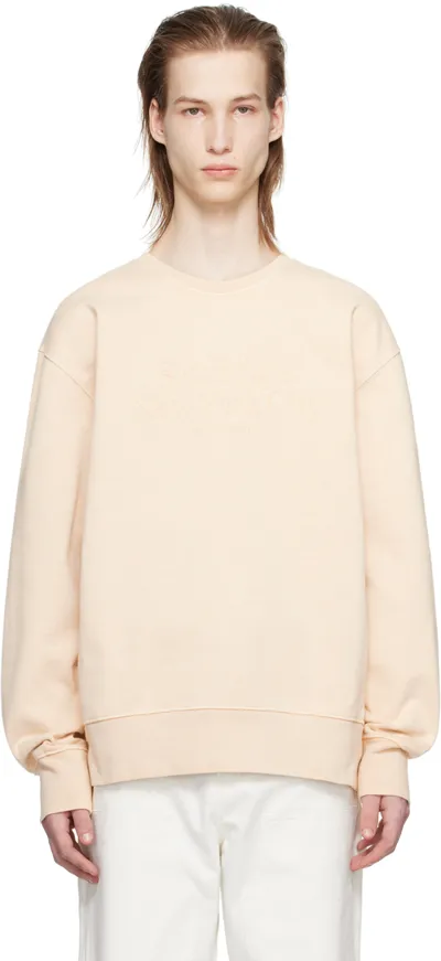 Saturdays Surf Nyc Beige Bowery Miller Sweatshirt In Biscotti