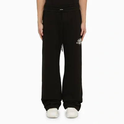 Amiri Logoed Jogging Trousers In Black