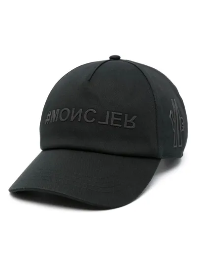 Moncler Baseball Cap In Black