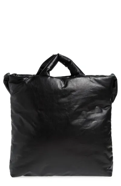 Kassl Medium Oil Pillow Tote In Black