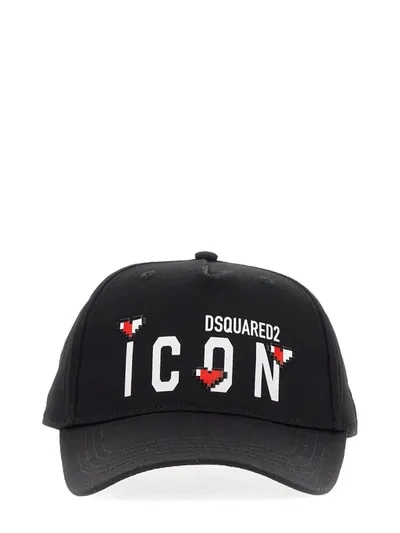 Dsquared2 Baseball Hat With Logo In Black