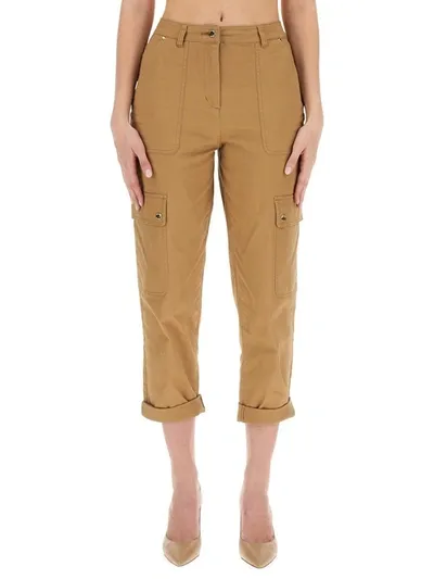 Michael Michael Kors Cargo Pants In Dark Camel