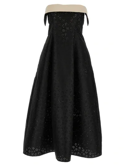 Philosophy Di Lorenzo Serafini Radzmir Midi Dress In Black