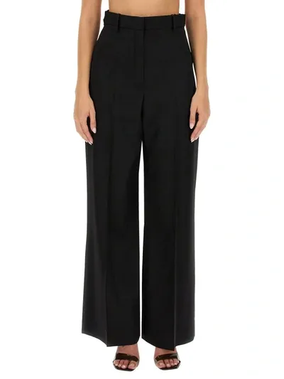 Nina Ricci Wide Leg Pants In Black