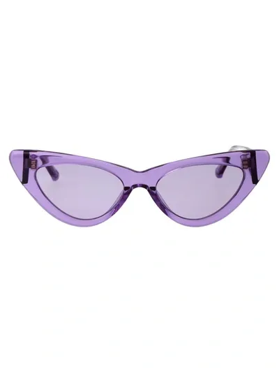 Attico The  Sunglasses In Viola