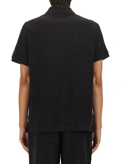 Versace Jeans Couture Regular Fit Polo Shirt In Black