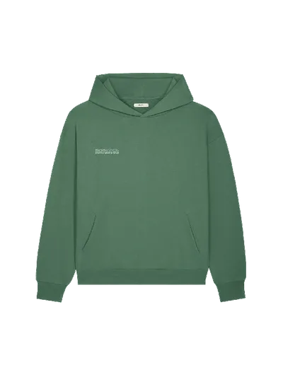 Pangaia 365 Midweight Hoodie In Forest Green