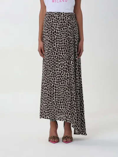 Msgm Skirt  Woman Color Brown