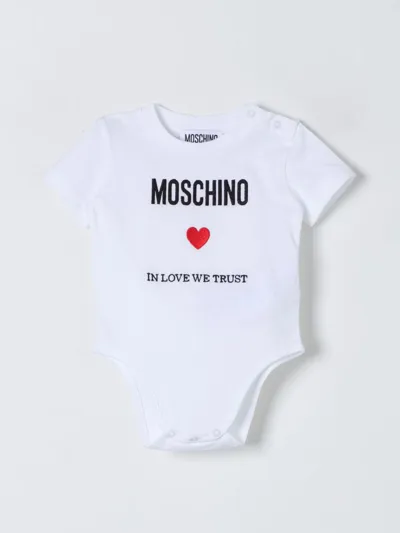 Moschino Baby Bodysuit  Kids Color White