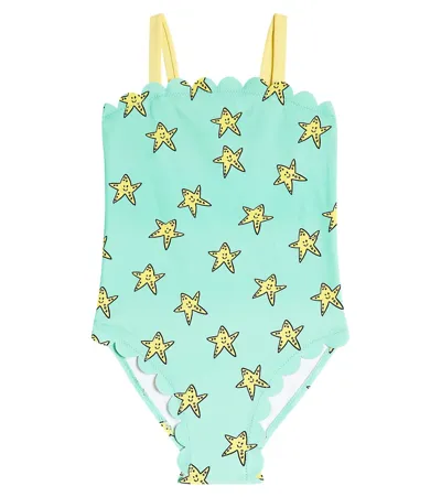 Stella Mccartney Kids' Printed Swimsuit In Multicoloured