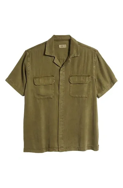 Saturdays Surf Nyc Gibson Short Sleeve Camp Shirt In Mayfly