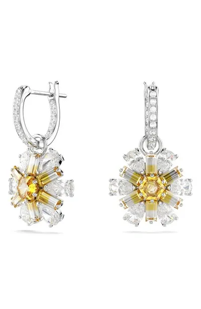 Swarovski Idyllia Drop Earrings In Yellow