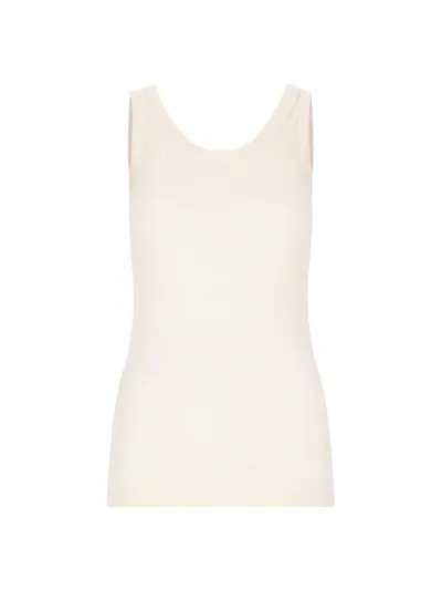 Lemaire Seamless Tank Top In Beige