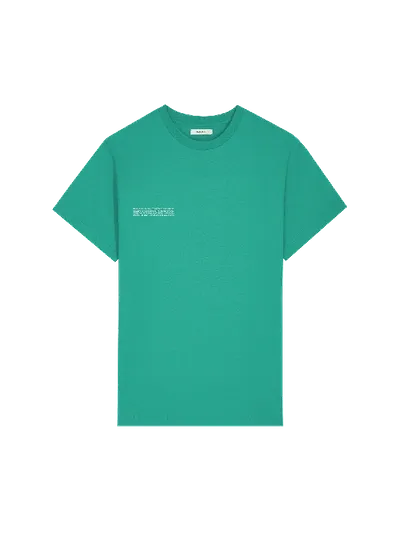 Pangaia 365 Midweight T-shirt In Mangrove Turquoise