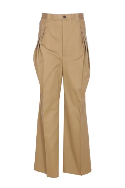 Maison Margiela Trousers In Beige