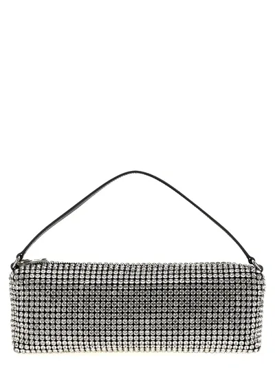 Alexander Wang Heiress Flex Hand Bags In Silver