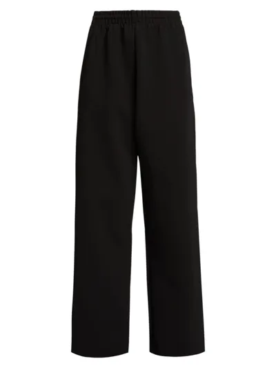 Wardrobe.nyc X Hailey Bieber Cotton-jersey Track Pants In Black