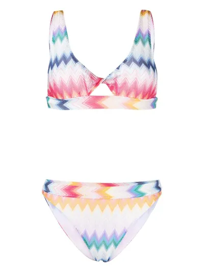 Missoni Zigzag Bikini In Multicolour