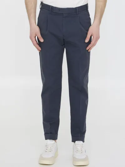 Pt Torino Blue Trousers