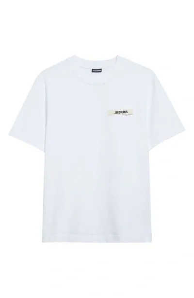 Jacquemus Logo-print Cotton T-shirt In White