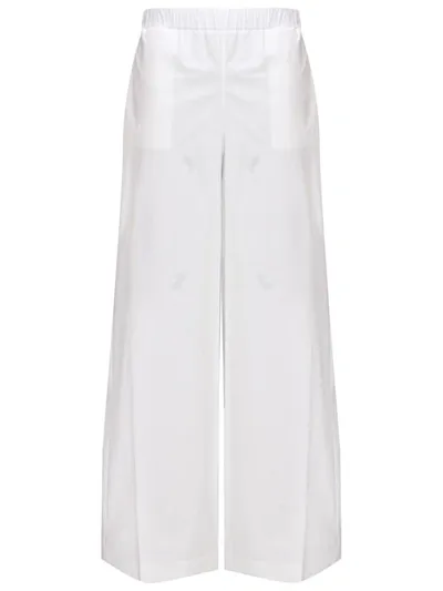 Federica Tosi Pleat Tailored Trousers In White