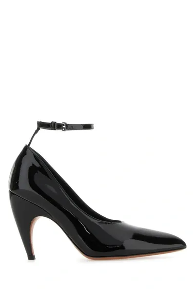 Alaïa Leather Curve Pumps 110 In Noir