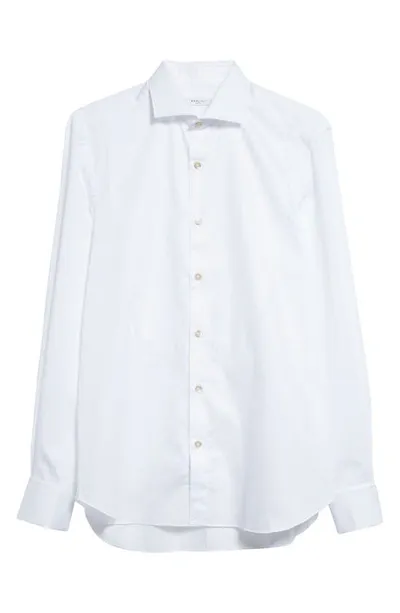 Boglioli Spread-collar Cotton Shirt In Blue