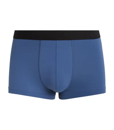 Hanro Micro Touch Trunks In Windy Blue