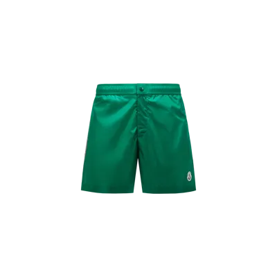 Moncler Collection Short De Bain In Green