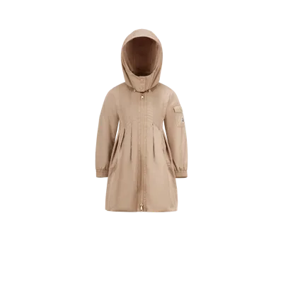 Moncler Kids' Arild Hooded Parka Beige