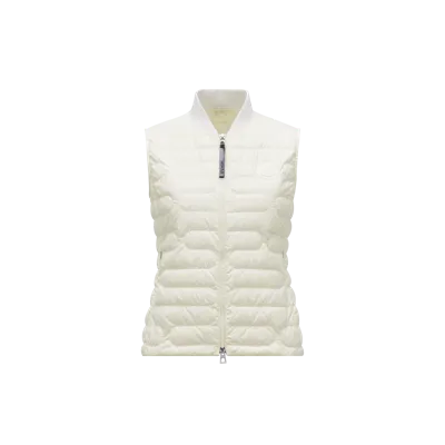 Moncler Collection Doudoune Sans Manches Perille In White