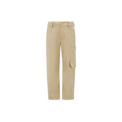 Moncler Kids' Pantalon Cargo In Brown