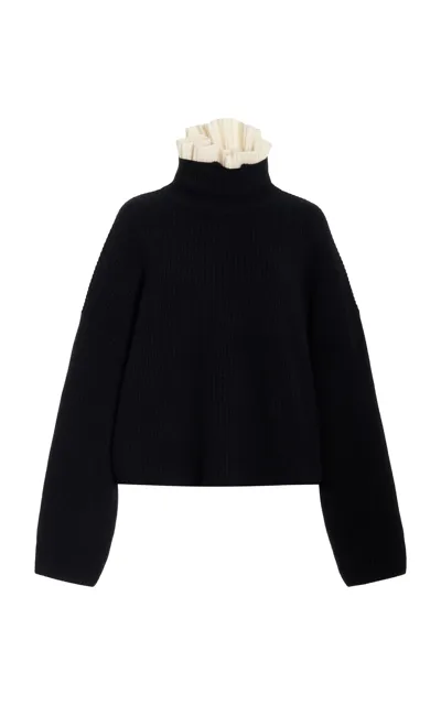 Altuzarra Zoppez Cashmere Turtleneck Sweater In Black