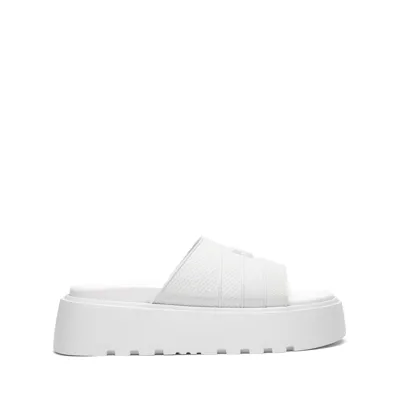 Casadei Birky Ale Slides - Woman Xxl Sole White 36