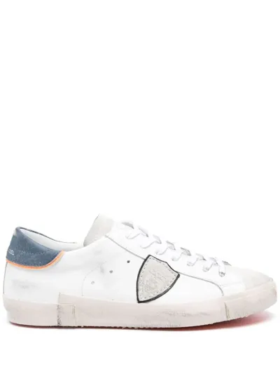 Philippe Model Prsx Low Man Sneakers Shoes In White