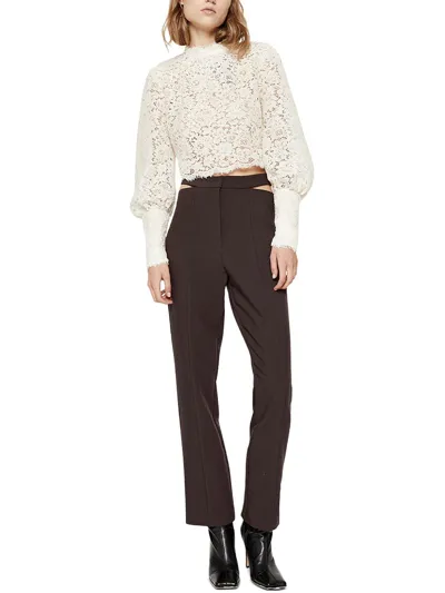 Bardot Georgia Lace Top In Beige